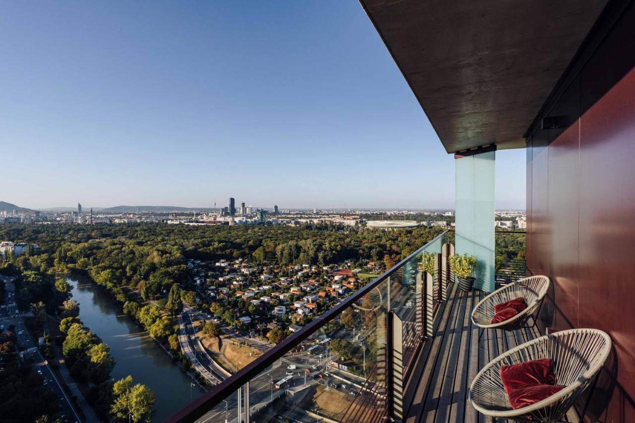 Design Apartment With Amazing View Over Vienna 2 Extérieur photo