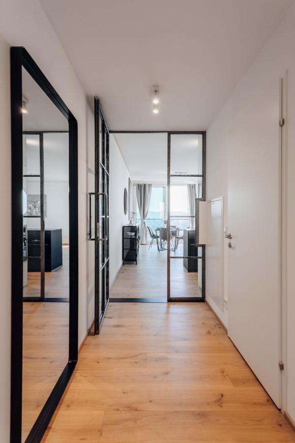 Design Apartment With Amazing View Over Vienna 2 Extérieur photo