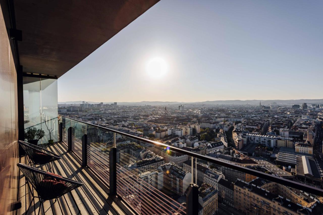 Design Apartment With Amazing View Over Vienna 2 Extérieur photo